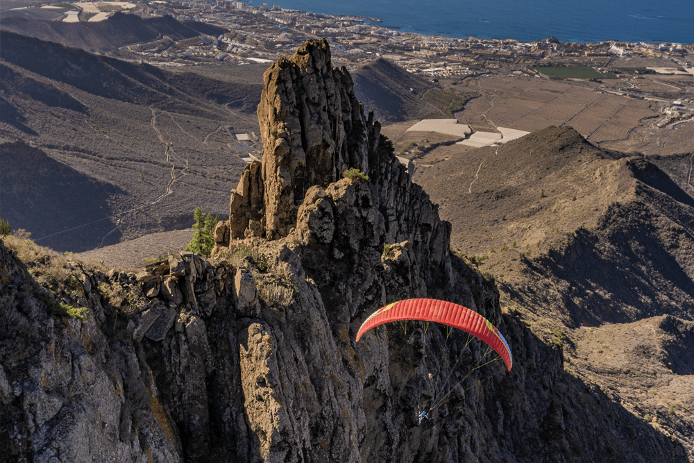 Vuelo parapente larga duración