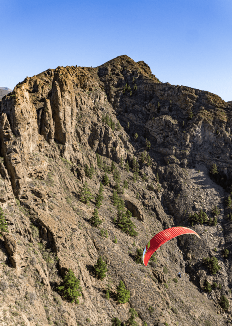 Vuelo parapente larga duración