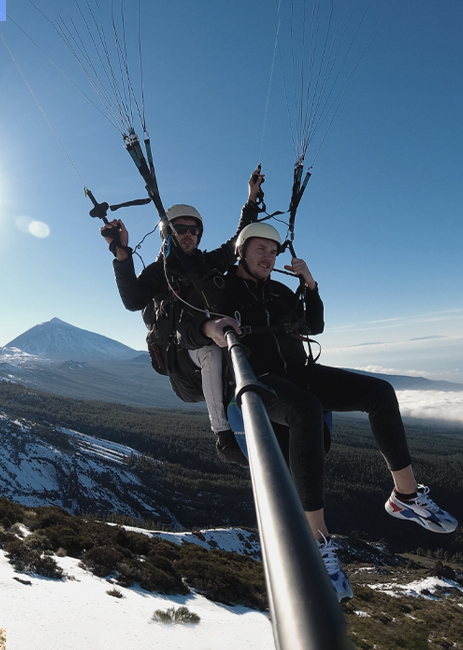 Vuelo parapente Izaña