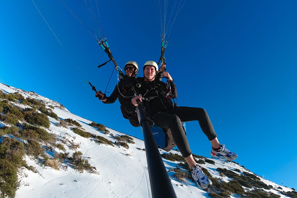 Vuelo parapente Izaña