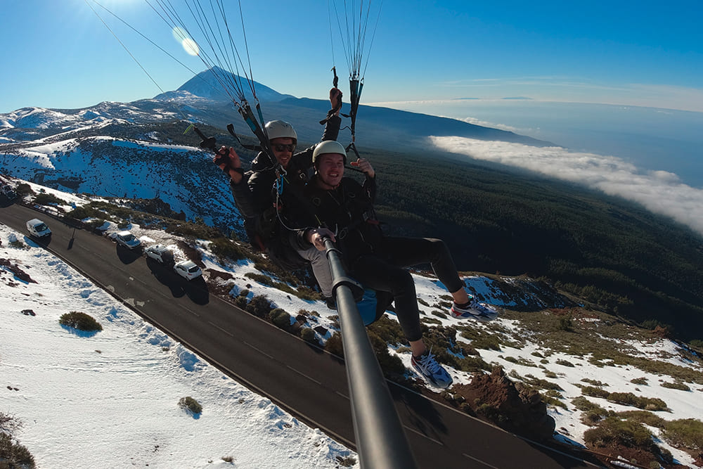 Vuelo parapente Izaña