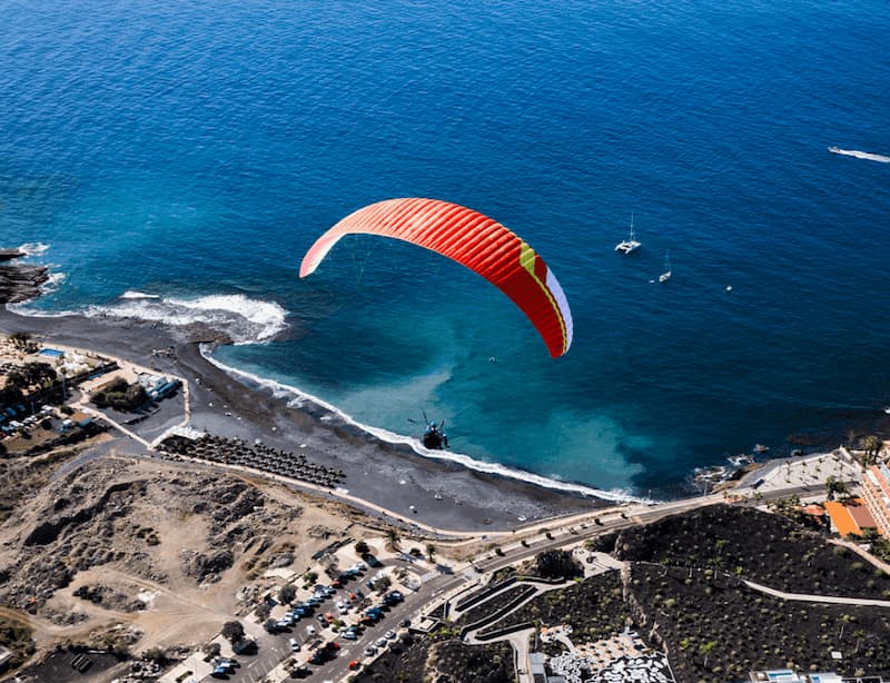 daydream vuelo parapente tenerife larga duracion