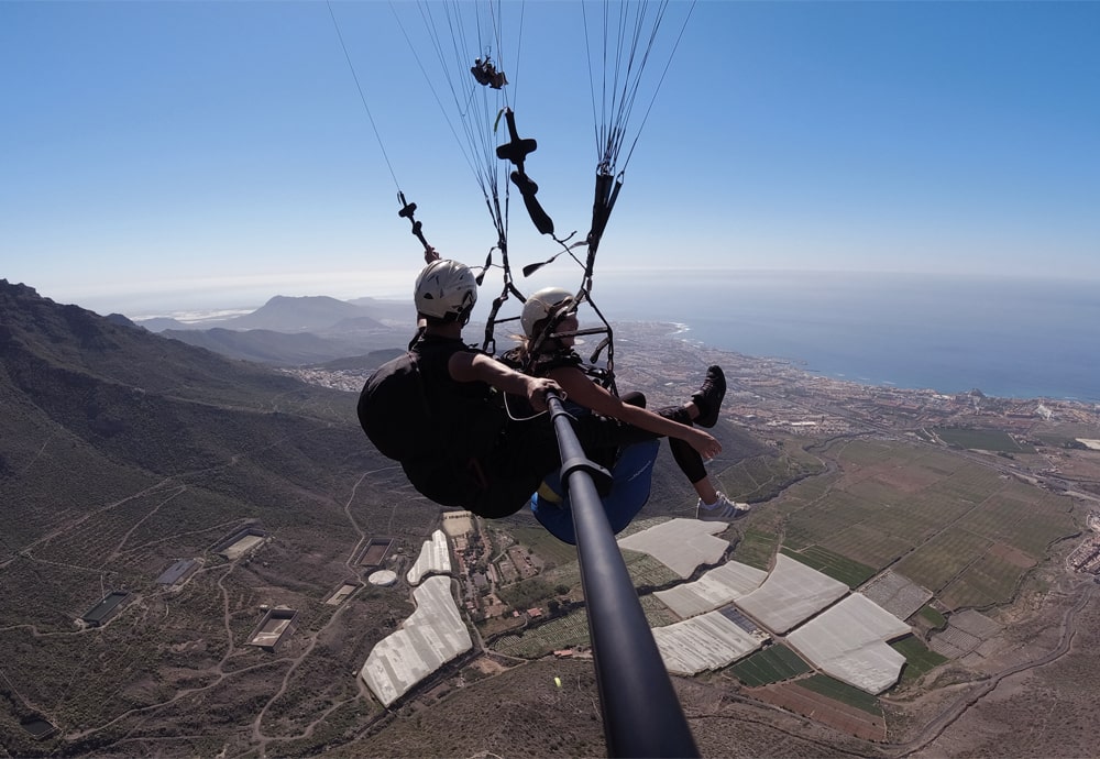 paragliding in tenerife island