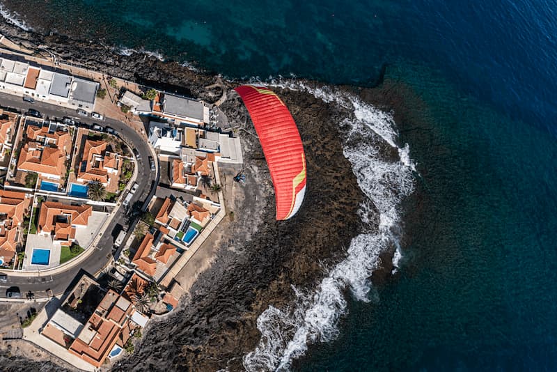 paragliding in tenerife